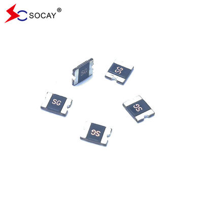 PPTC SMD Zurücksetzbare Sicherung Halte Strom 0,5A Nennspannung 16Vmax 0,6W Typische Leistung