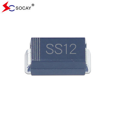 20V Wiederholungsspitzenumkehrspannung SS12A Schottky-Barrierediode SMA-Paket